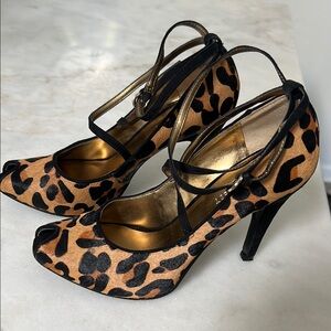 Leopard Print Women's Heels